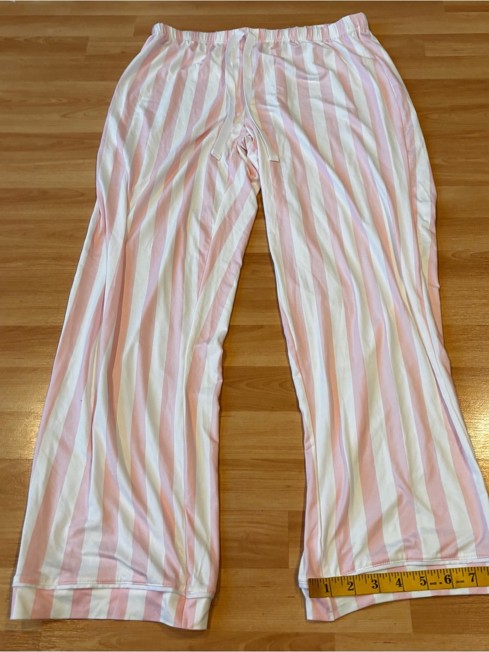 Born Pink and White Striped Short-Sleeve Pajama Set - Picture 6 of 7
